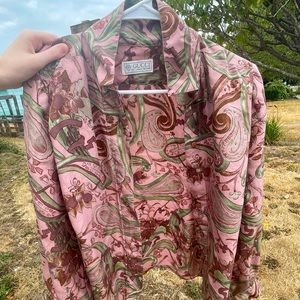 Vintage Gucci Button Up Blouse